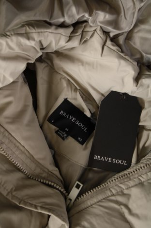 Γυναικείο μπουφάν Brave Soul, Μέγεθος L, Χρώμα  Μπέζ, Τιμή 18,26 €