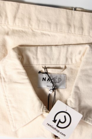 Γυναικείο μπουφάν NA-KD, Μέγεθος M, Χρώμα Εκρού, Τιμή 52,58 €