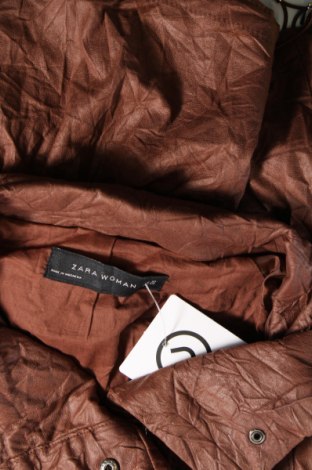 Γυναικείο μπουφάν Zara, Μέγεθος XS, Χρώμα Καφέ, Τιμή 21,03 €
