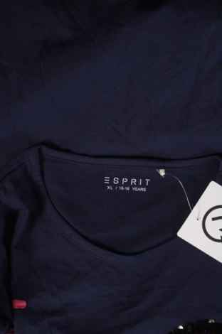 Детска блуза Esprit, Размер 14-15y/ 168-170 см, Цвят Син, Цена 6,50 лв.
