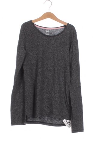 Kinder Shirt H&M, Größe 12-13y/ 158-164 cm, Farbe Grau, Preis 1,56 €
