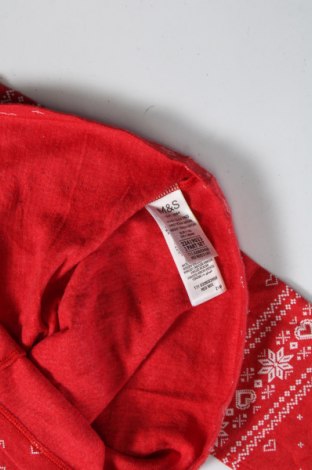 Kinder Shirt Marks & Spencer, Größe 13-14y/ 164-168 cm, Farbe Rot, Preis 2,24 €