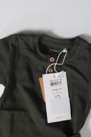 Παιδική μπλούζα Name It, Μέγεθος 1-2m/ 50-56 εκ., Χρώμα Πράσινο, Τιμή 4,22 €