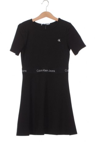 Детска рокля Calvin Klein Jeans, Размер 8-9y/ 134-140 см, Цвят Черен, Цена 142,00 лв.