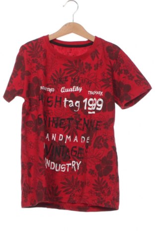 Kinder T-Shirt Hash Tag, Größe 7-8y/ 128-134 cm, Farbe Rot, Preis 7,10 €