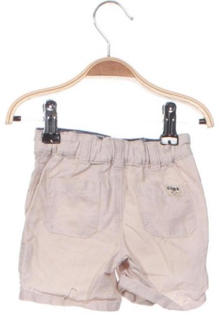 Παιδικό κοντό παντελόνι Kiabi, Μέγεθος 6-9m/ 68-74 εκ., Χρώμα  Μπέζ, Τιμή 11,25 €