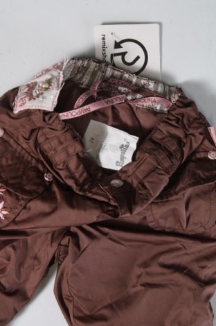 Детски панталон за зимни спортове Pampolina, Размер 6-9m/ 68-74 см, Цвят Кафяв, Цена 8,40 лв.