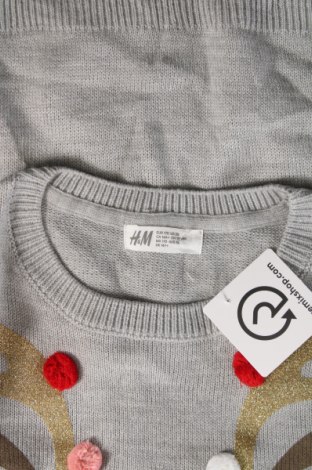 Детски пуловер H&M, Размер 15-18y/ 170-176 см, Цвят Сив, Цена 4,83 лв.