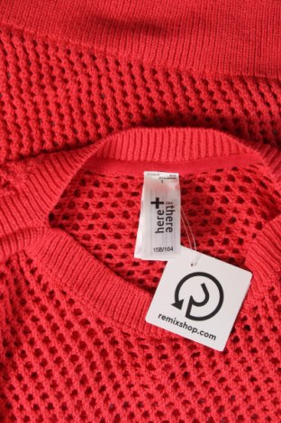 Детски пуловер Here+There, Размер 12-13y/ 158-164 см, Цвят Червен, Цена 7,50 лв.