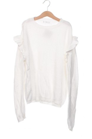Pulover pentru copii Mango, Mărime 13-14y/ 164-168 cm, Culoare Alb, Preț 88,82 Lei