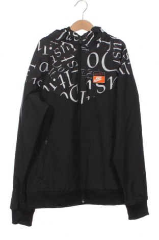 Παιδικό αθλητικό μπουφάν Nike, Μέγεθος 10-11y/ 146-152 εκ., Χρώμα Μαύρο, Τιμή 34,64 €
