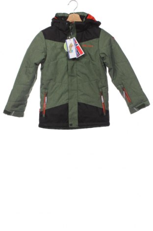 Kinderjacke für Wintersport Trollkids, Größe 6-7y/ 122-128 cm, Farbe Grün, Preis 107,73 €