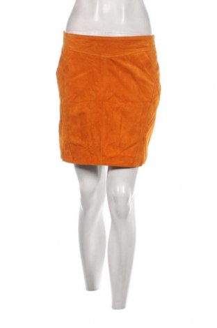 Kožená sukňa  VILA, Veľkosť M, Farba Oranžová, Cena  1,81 €