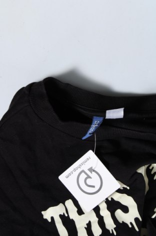 Мъжка блуза H&M Divided, Размер S, Цвят Черен, Цена 19,00 лв.