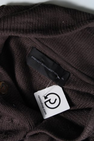 Jachetă tricotată de bărbați French Connection, Mărime XL, Culoare Gri, Preț 23,16 Lei