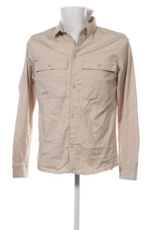 Ανδρικό πουκάμισο, Μέγεθος M, Χρώμα  Μπέζ, Τιμή 4,31 €