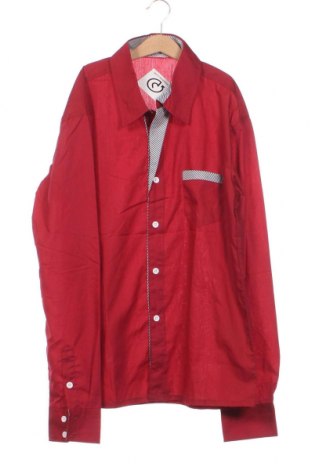 Herrenhemd, Größe M, Farbe Rot, Preis 4,74 €