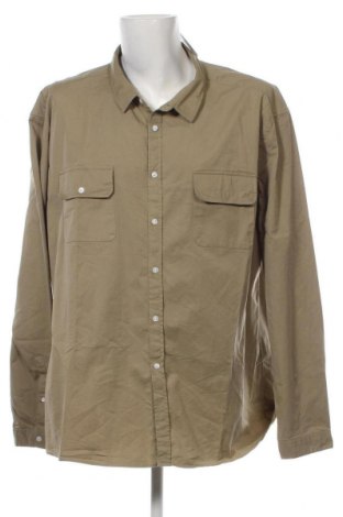 Ανδρικό πουκάμισο ASOS, Μέγεθος 5XL, Χρώμα Πράσινο, Τιμή 16,33 €