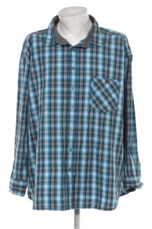 Herrenhemd Angelo Litrico, Größe 5XL, Farbe Blau, Preis 20,18 €