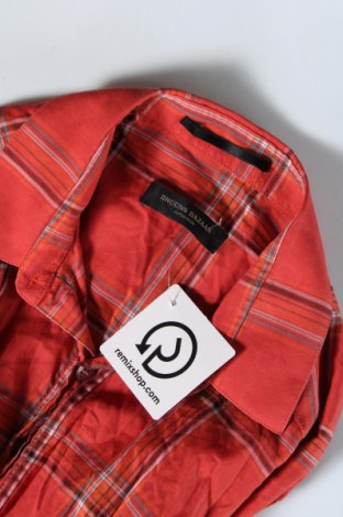 Мъжка риза Bruuns Bazaar, Размер M, Цвят Червен, Цена 8,58 лв.