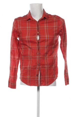 Herrenhemd Bruuns Bazaar, Größe M, Farbe Rot, Preis 4,34 €