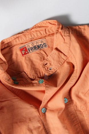 Herrenhemd Friends, Größe M, Farbe Orange, Preis € 12,99