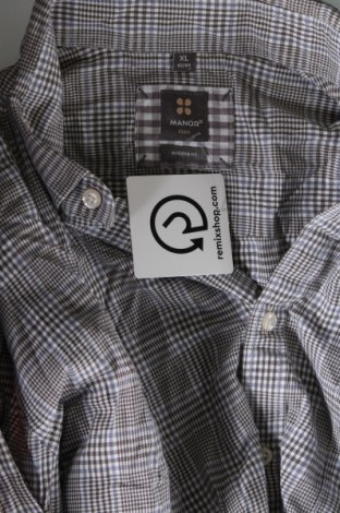 Ανδρικό πουκάμισο Manor, Μέγεθος XL, Χρώμα Πολύχρωμο, Τιμή 4,13 €