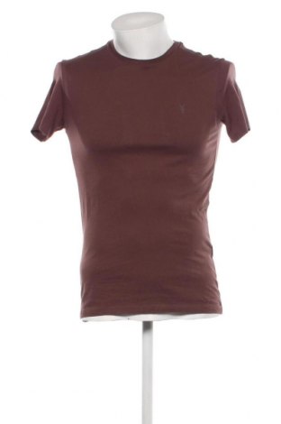 Мъжка тениска AllSaints, Размер XS, Цвят Кафяв, Цена 24,00 лв.