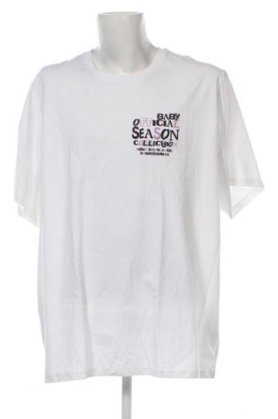 Ανδρικό t-shirt Boohoo, Μέγεθος 5XL, Χρώμα Λευκό, Τιμή 10,82 €