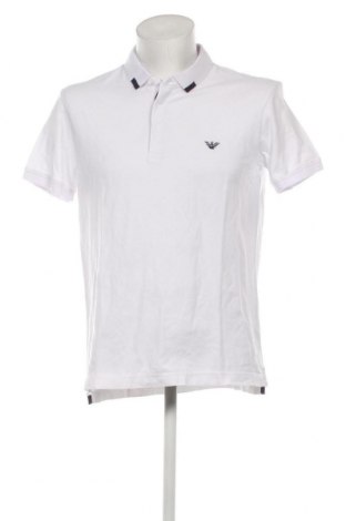 Мъжка тениска Emporio Armani, Размер M, Цвят Бял, Цена 139,84 лв.
