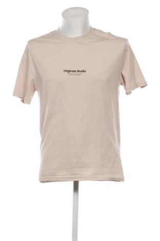 Мъжка тениска Originals By Jack & Jones, Размер M, Цвят Бежов, Цена 27,00 лв.