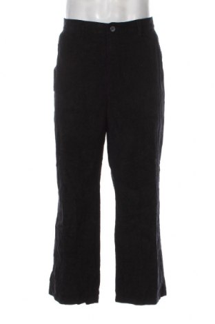 Pantaloni raiați de bărbați Croft & Barrow, Mărime XL, Culoare Negru, Preț 18,12 Lei