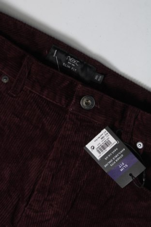 Pantaloni raiați de bărbați Next, Mărime S, Culoare Roșu, Preț 286,18 Lei