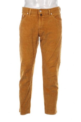 Pantaloni raiați de bărbați Pierre Cardin, Mărime XL, Culoare Galben, Preț 45,23 Lei