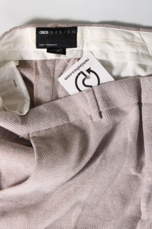 Ανδρικό παντελόνι ASOS, Μέγεθος L, Χρώμα  Μπέζ, Τιμή 5,83 €