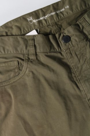 Ανδρικό παντελόνι Knowledge Cotton Apparel, Μέγεθος M, Χρώμα Πράσινο, Τιμή 27,22 €