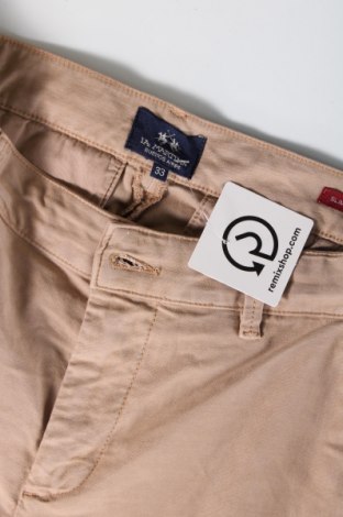 Pantaloni de bărbați La Martina, Mărime M, Culoare Bej, Preț 628,29 Lei