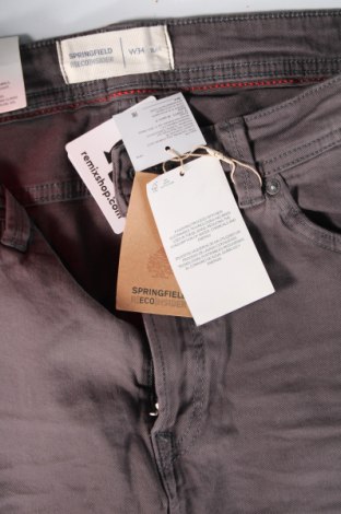 Pantaloni de bărbați Springfield, Mărime M, Culoare Gri, Preț 40,46 Lei