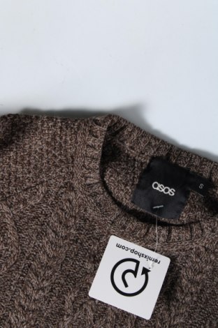 Мъжки пуловер ASOS, Размер S, Цвят Кафяв, Цена 7,20 лв.