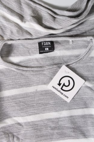 Ανδρικό πουλόβερ FSBN, Μέγεθος L, Χρώμα Γκρί, Τιμή 2,87 €