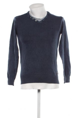 Ανδρικό πουλόβερ Garcia Jeans, Μέγεθος S, Χρώμα Μπλέ, Τιμή 2,52 €