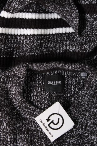 Ανδρικό πουλόβερ Only & Sons, Μέγεθος M, Χρώμα Πολύχρωμο, Τιμή 2,51 €