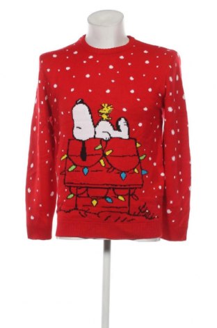 Мъжки пуловер Peanuts, Размер M, Цвят Многоцветен, Цена 8,41 лв.