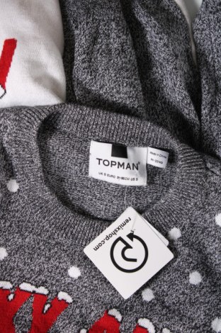 Мъжки пуловер Topman, Размер S, Цвят Сив, Цена 10,32 лв.
