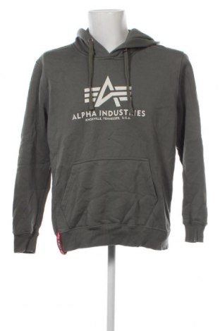 Мъжки суичър Alpha Industries, Размер L, Цвят Зелен, Цена 117,00 лв.