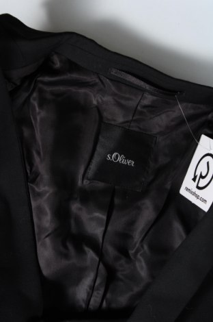 Ανδρικό σακάκι S.Oliver, Μέγεθος M, Χρώμα Μαύρο, Τιμή 26,60 €