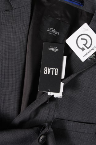Ανδρικό σακάκι S.Oliver Black Label, Μέγεθος L, Χρώμα Γκρί, Τιμή 21,12 €