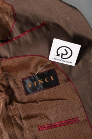 Ανδρικό σακάκι Vinci, Μέγεθος XL, Χρώμα Καφέ, Τιμή 4,23 €