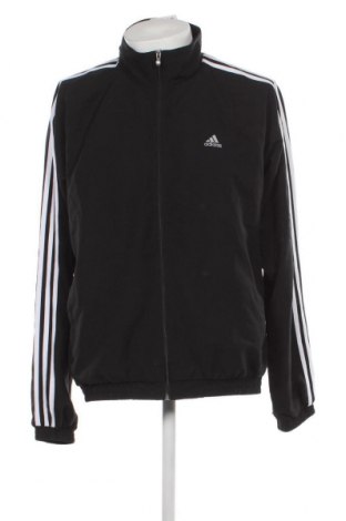 Herren Sportjacke Adidas, Größe L, Farbe Schwarz, Preis 40,71 €