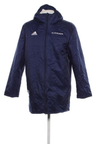 Мъжко яке Adidas, Размер M, Цвят Син, Цена 88,00 лв.